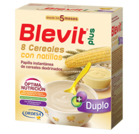 Blevit Plus Duplo 8 Cereales con natillas 2 uds de 300 gr