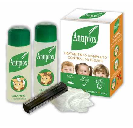 Antipiox Pack Locion + Champu + Lendrera