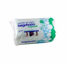 Begobaño esponja enjabonada desechable 30 uds