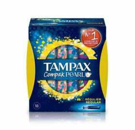 Tampones Tampax Compak Pearl Regular 18U