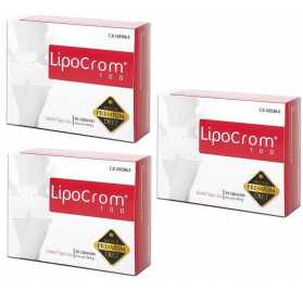 Lipocrom 100 Nutricion Center 20 Capsulas Pack Ahorro 3 Uds