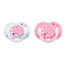 Philips Avent 2 Chupetes Nocturnos 0-6 Meses Rosa  (Novedad)